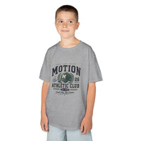 T-shirt enfant « Athletic Club Motion » Muta coloris Sport Grey, porté de face