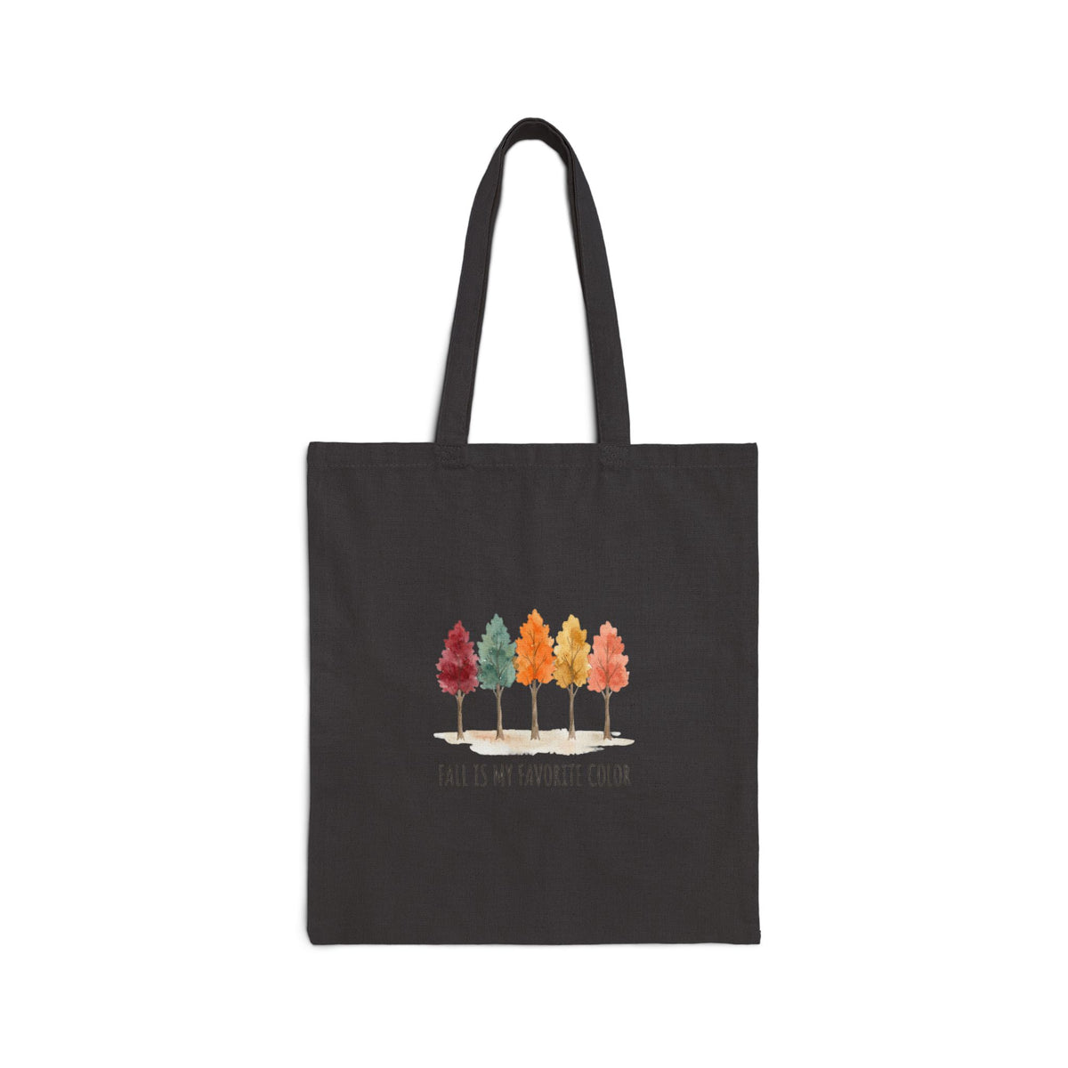 Tote bag « Fall Trees » aquarelle Muta coloris Black