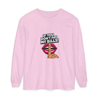 Tee manches longues « If You Don’t Pay My Bills » Muta, coloris Blossom