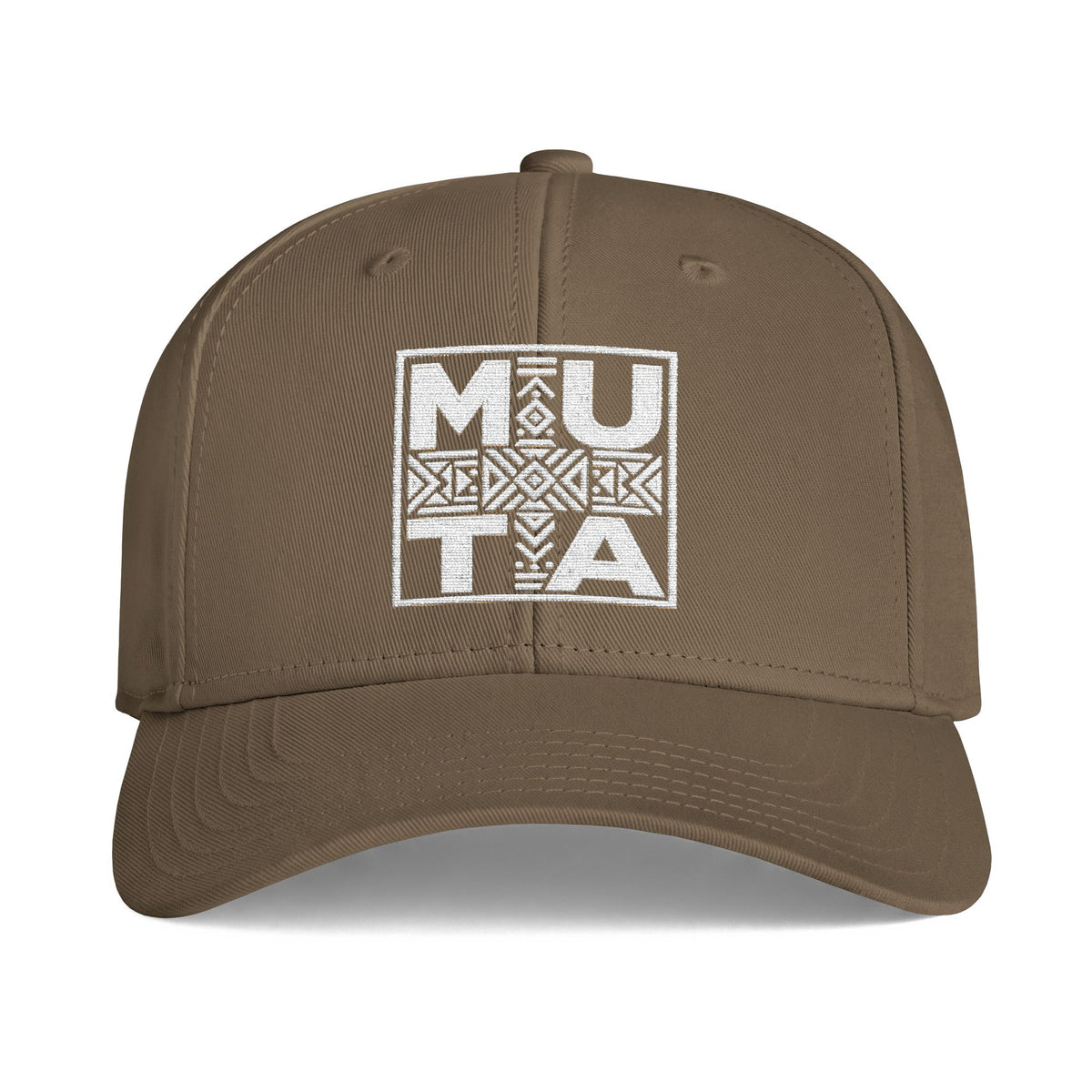 Mu-ta Icon Cap  Embroidered Tribal Square Logo Hat