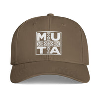Mu-ta Icon Cap  Embroidered Tribal Square Logo Hat