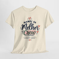 T-shirt « Mamãe da Melhor Crew » Muta coloris Natural, porté de face