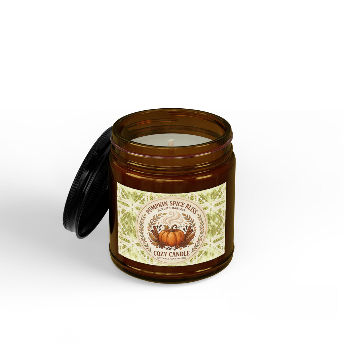 Bougie Muta parfum Spiced Pumpkin Ginger, mèche en coton