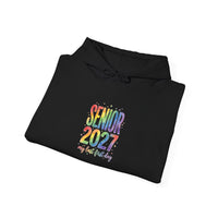Hoodie « Senior 2027 » Muta, détail de la poche kangourou