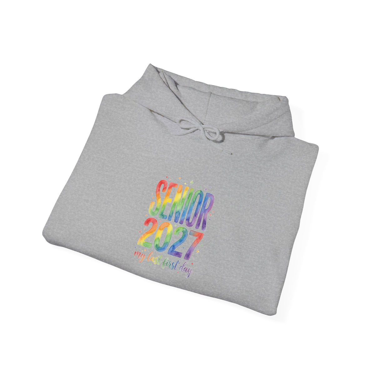 Hoodie « Senior 2027 » Muta, détail du molleton intérieur