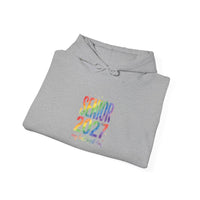 Hoodie « Senior 2027 » Muta, détail du molleton intérieur
