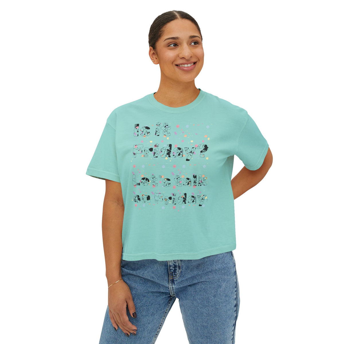 T-shirt boxy « Sarcasm » Muta, visuel complémentaire 8
