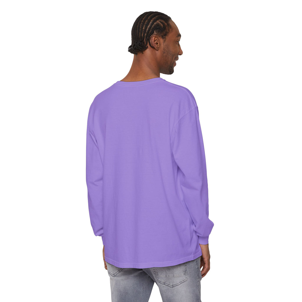 Tee manches longues Muta en coton teint en pièce, visuel produit 3
