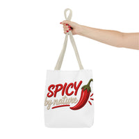 Tote bag « Spicy by Nature » Muta, gros plan sur l'imprimé