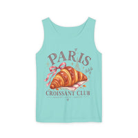 Débardeur Muta coloris Blue Jean, imprimé croissant