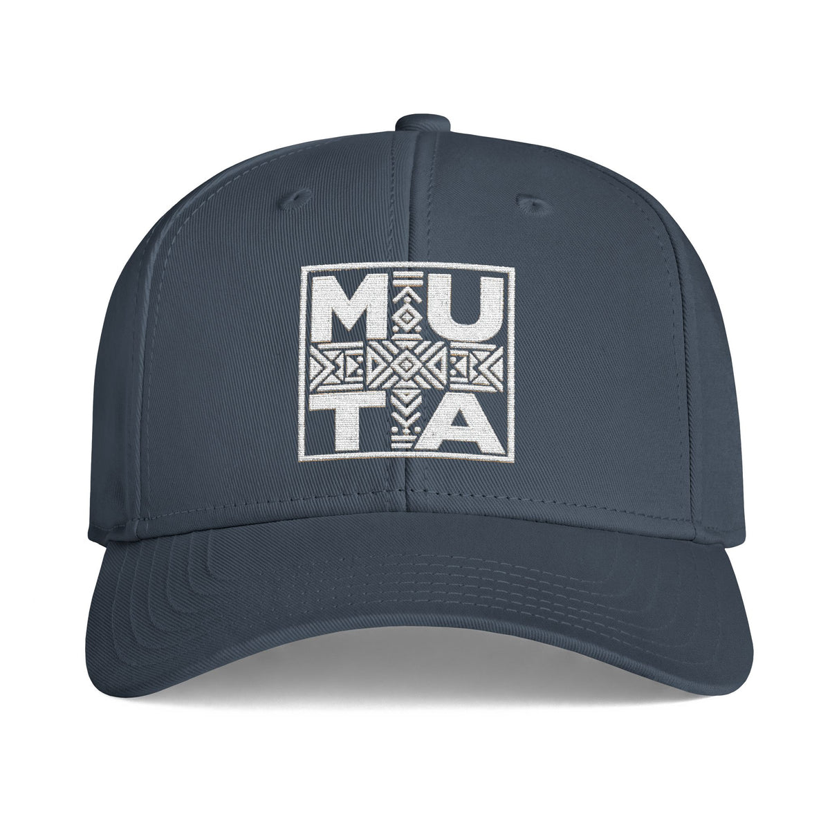 Mu-ta Icon Cap  Embroidered Tribal Square Logo Hat