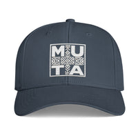 Mu-ta Icon Cap  Embroidered Tribal Square Logo Hat