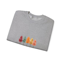 Sweat-shirt « Fall Trees » Muta, détail du molleton intérieur