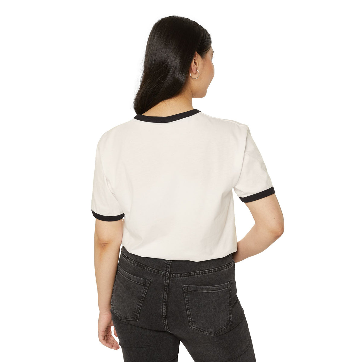 T-shirt ringer Muta imprimé capucines, vue d'ensemble