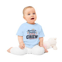 T-shirt bébé « Mommy & Daddy's Little Crew » Muta coloris Dusty Blue