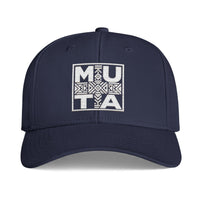 Mu-ta Icon Cap  Embroidered Tribal Square Logo Hat