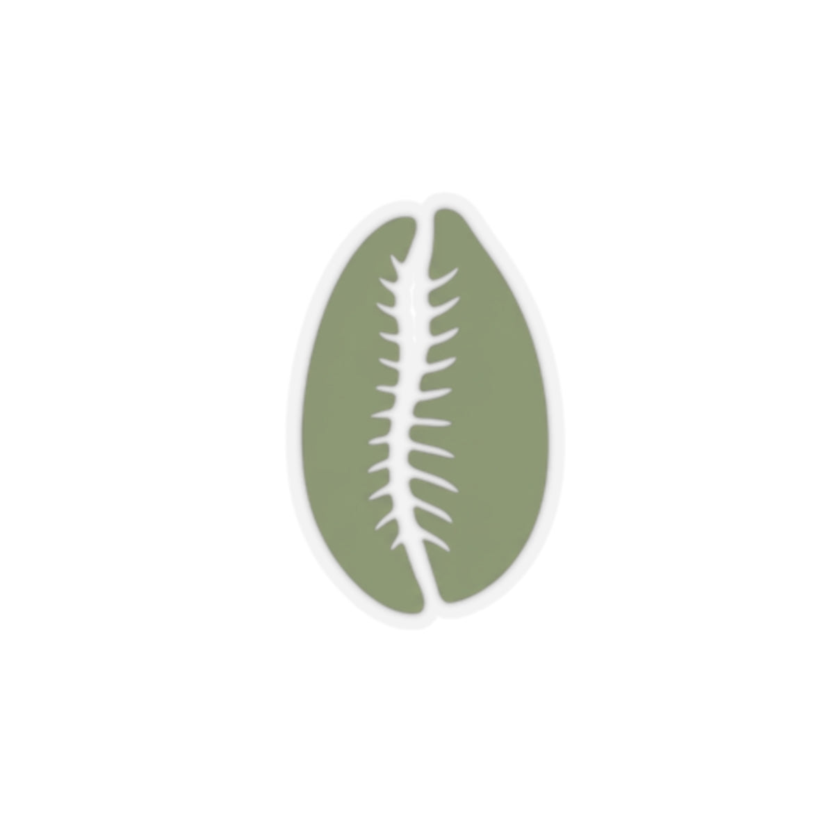 Sticker cauris vert Muta, visuel produit 1