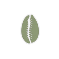 Sticker cauris vert Muta, visuel produit 1