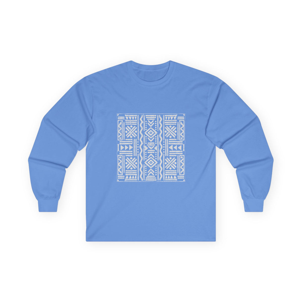 Tribal Geometric Pattern Long Sleeve Tee