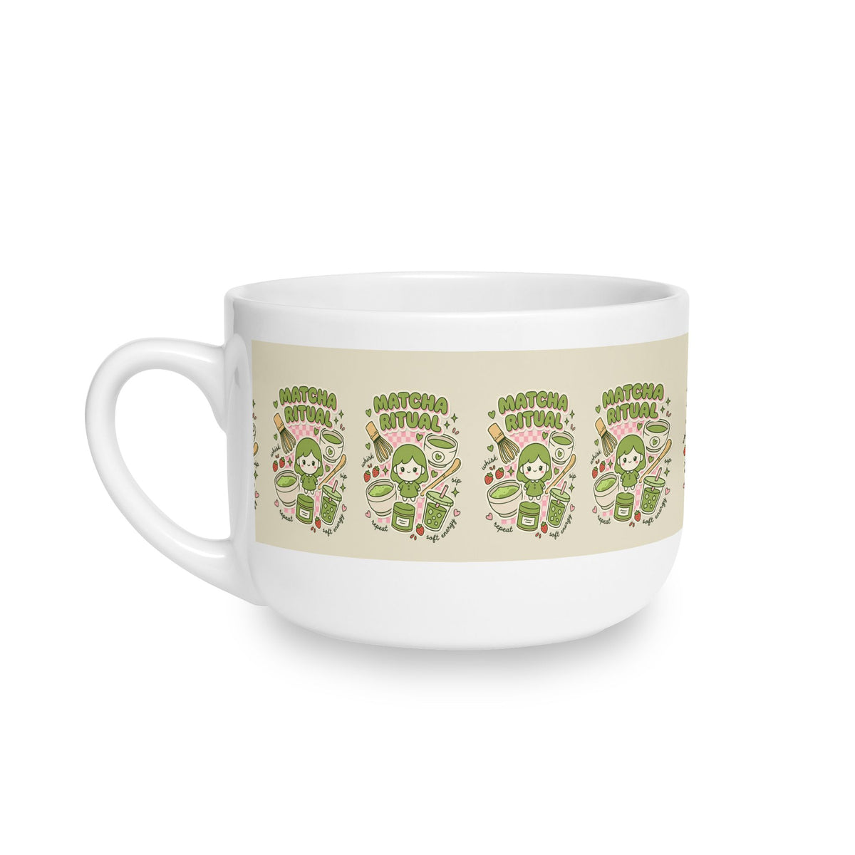 Matcha Ritual 25oz Ceramic Latte Mug