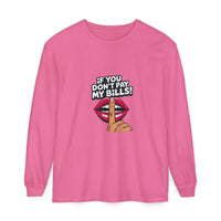 Tee manches longues « If You Don’t Pay My Bills » Muta, coloris Crunchberry