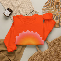 Sweat-shirt « My Body Is Tea » Muta, détail du molleton
