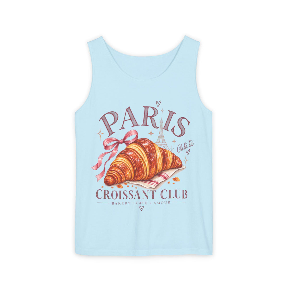 Débardeur Muta coloris Melon, imprimé croissant