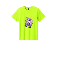 Kids Bunny Graphic Tee — Purple Bunny Streetwear Shirt for Youth
