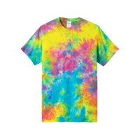 T-shirt tie-dye Crystal Muta coloris Black/ Red