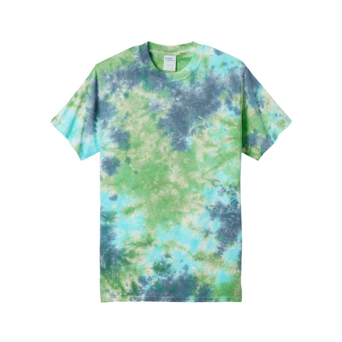 T-shirt tie-dye Crystal Muta coloris Sky Blue
