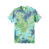 T-shirt tie-dye Crystal Muta coloris Sky Blue