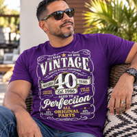 Visuel Muta anniversaire 40 ans, t-shirt vintage 1986