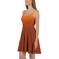 Robe patineuse Muta à imprimé intégral, vue de dos