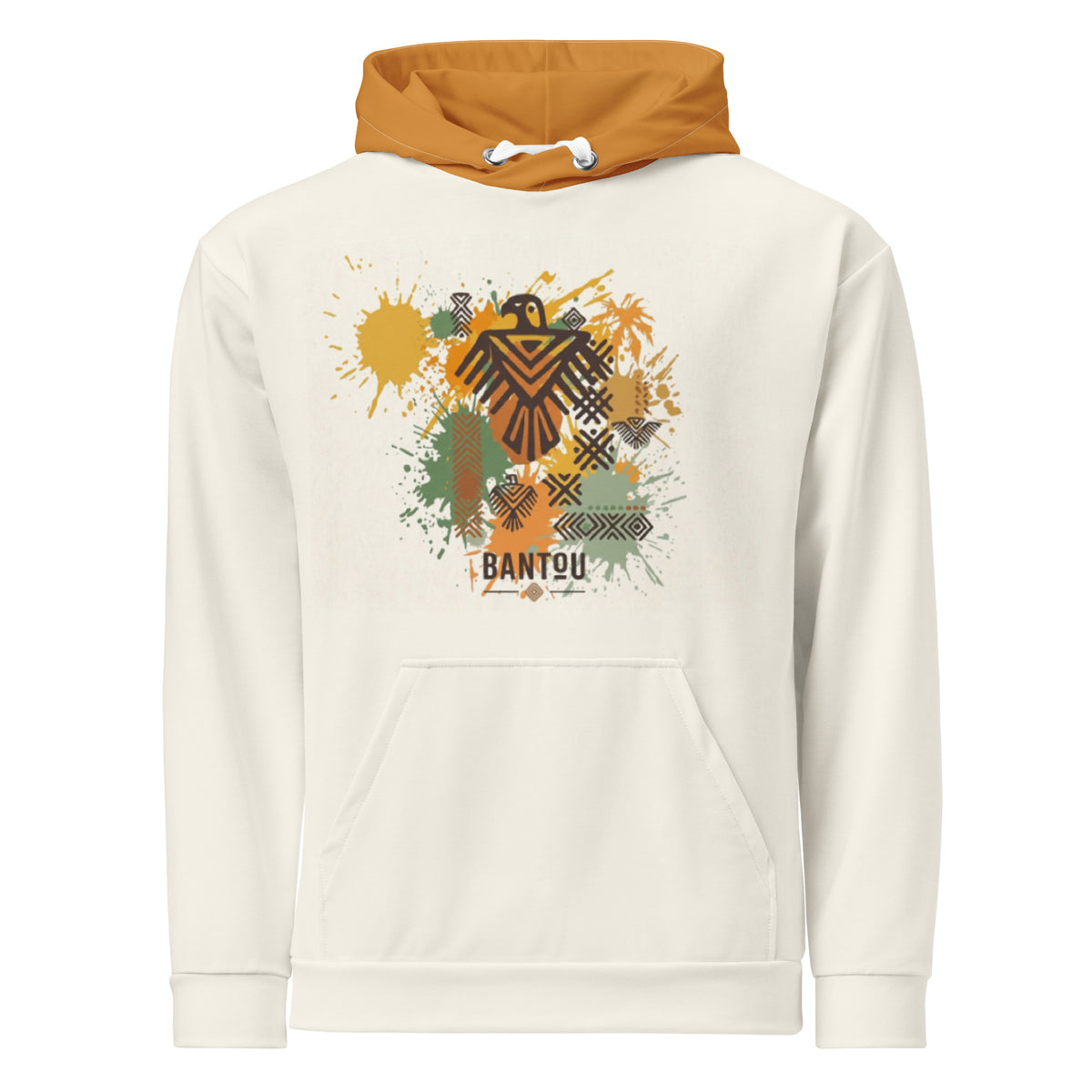 Sweat à capuche Muta imprimé all-over, détail du motif imprimé