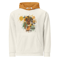 Sweat à capuche Muta imprimé all-over, détail du motif imprimé