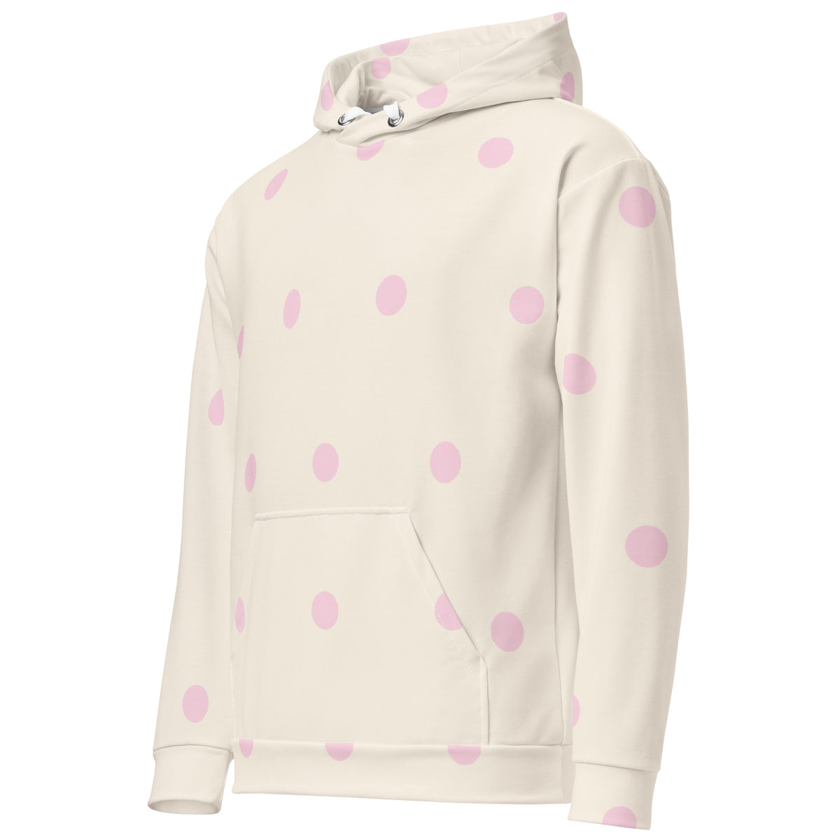 Sweat à capuche unisexe en coton Muta, vue de trois quarts avant gauche