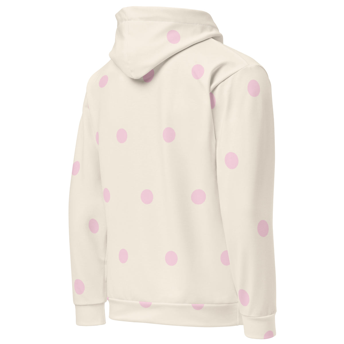 Sweat à capuche unisexe en coton Muta, vue de trois quarts arrière droite