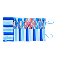 Trousse longue Oya Muta, poche intérieure fermée