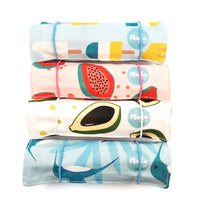 Trousse longue Papaya Muta, vue de dessus