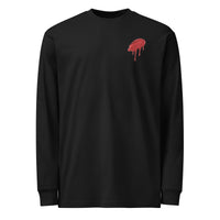 T-shirt manches longues « Minimalist Halloween » Muta coloris Black, vue de face