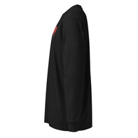 T-shirt manches longues « Minimalist Halloween » Muta coloris Black, vue de profil