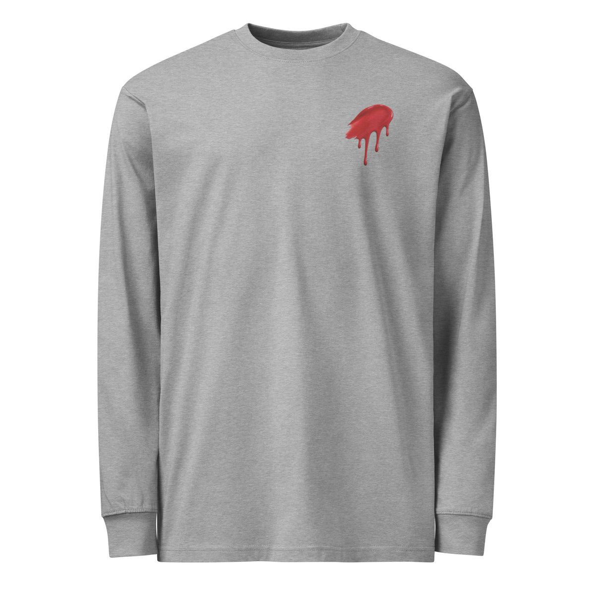 T-shirt manches longues « Minimalist Halloween » Muta coloris Carbon Grey, vue de face