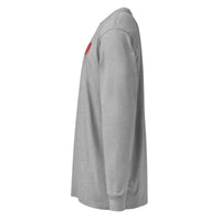 T-shirt manches longues « Minimalist Halloween » Muta coloris Carbon Grey, vue de profil
