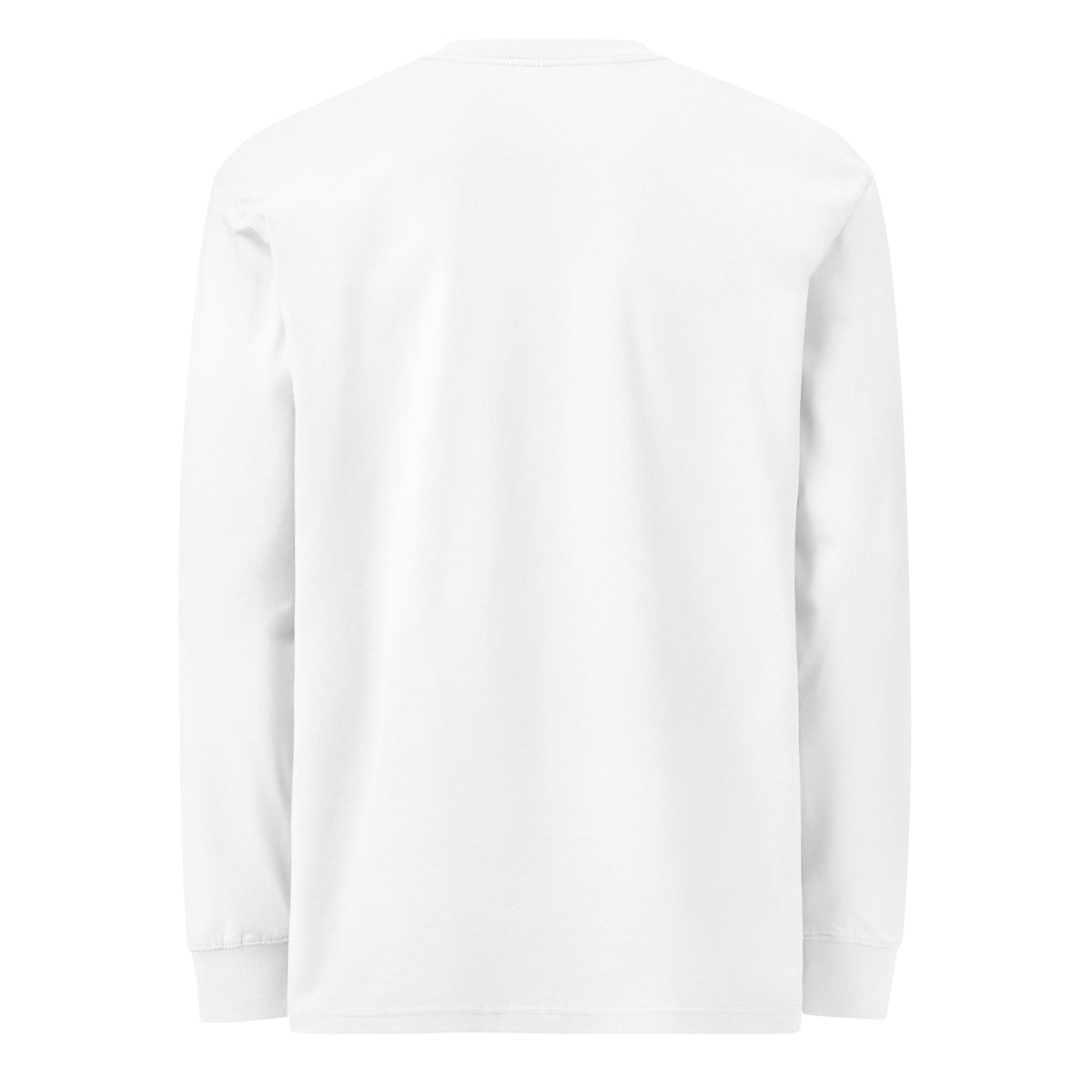 T-shirt manches longues « Minimalist Halloween » Muta coloris White, vue de dos