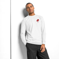 T-shirt manches longues « Minimalist Halloween » Muta coloris White, vue de face alternative