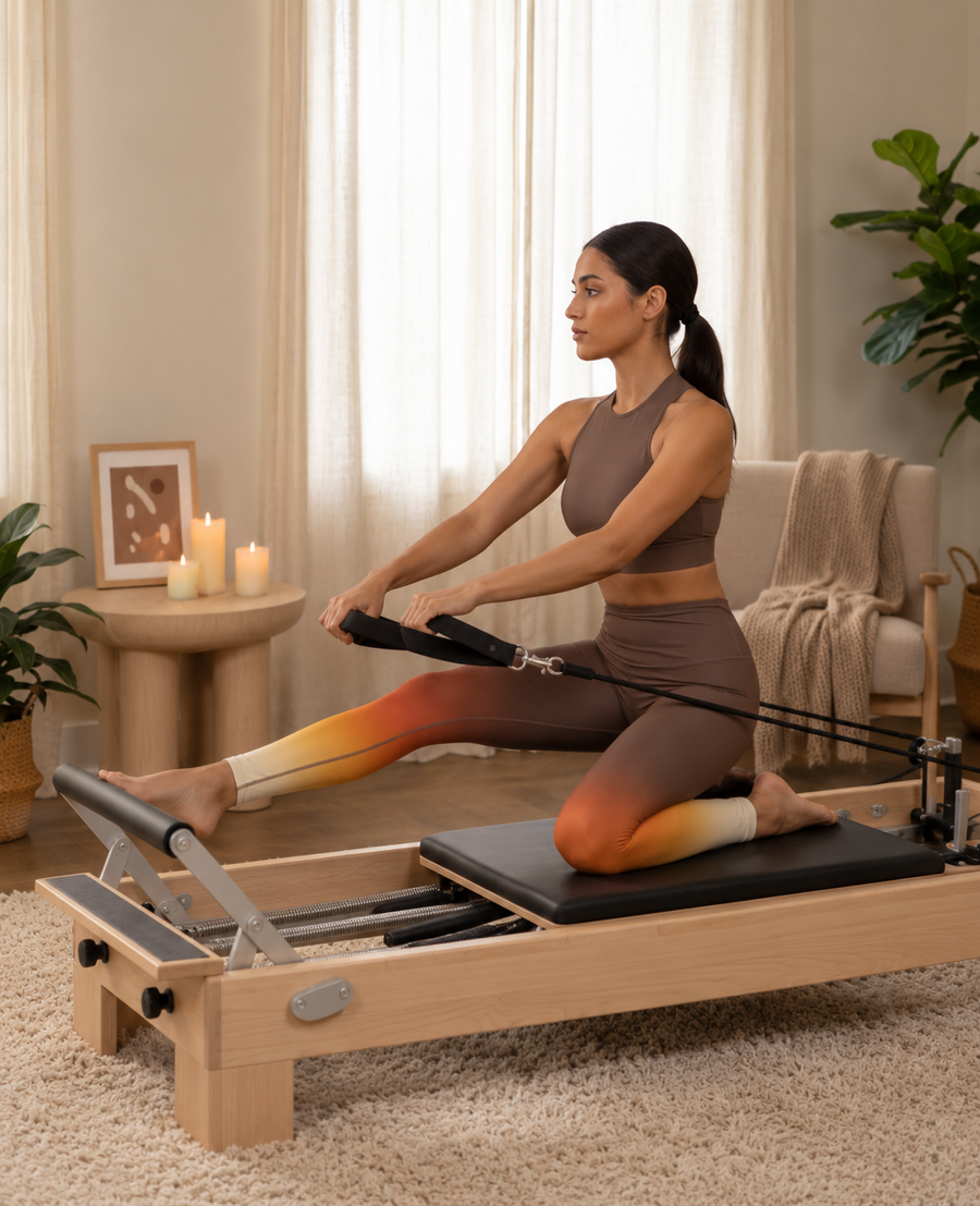 Sunset Gradient High-Waist Yoga Leggings