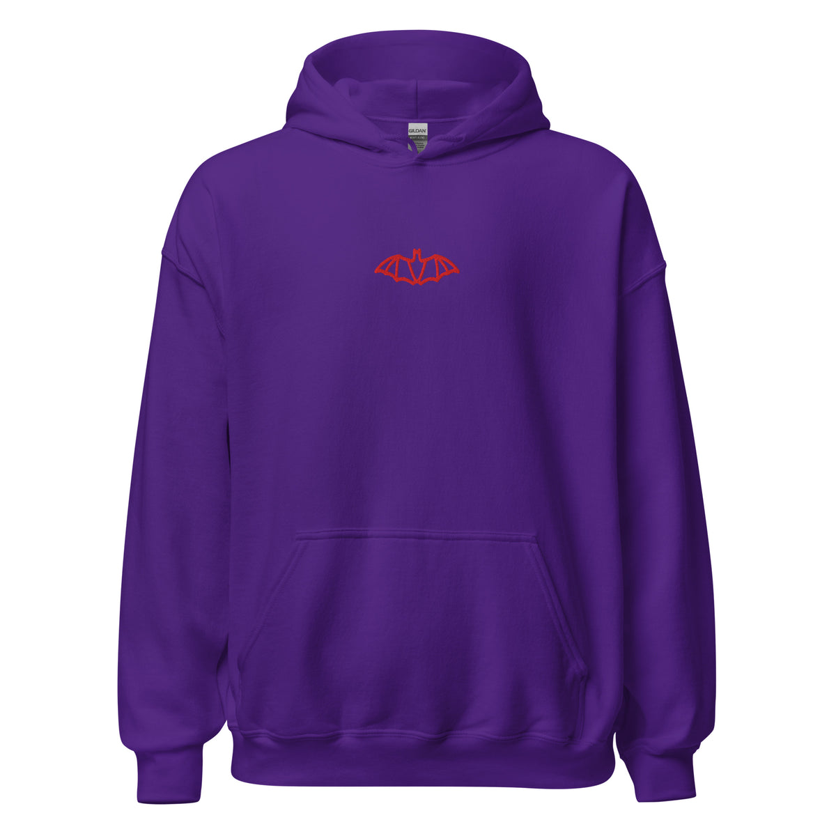 Sweat à capuche « I don't bite » Muta coloris Purple, vue de face