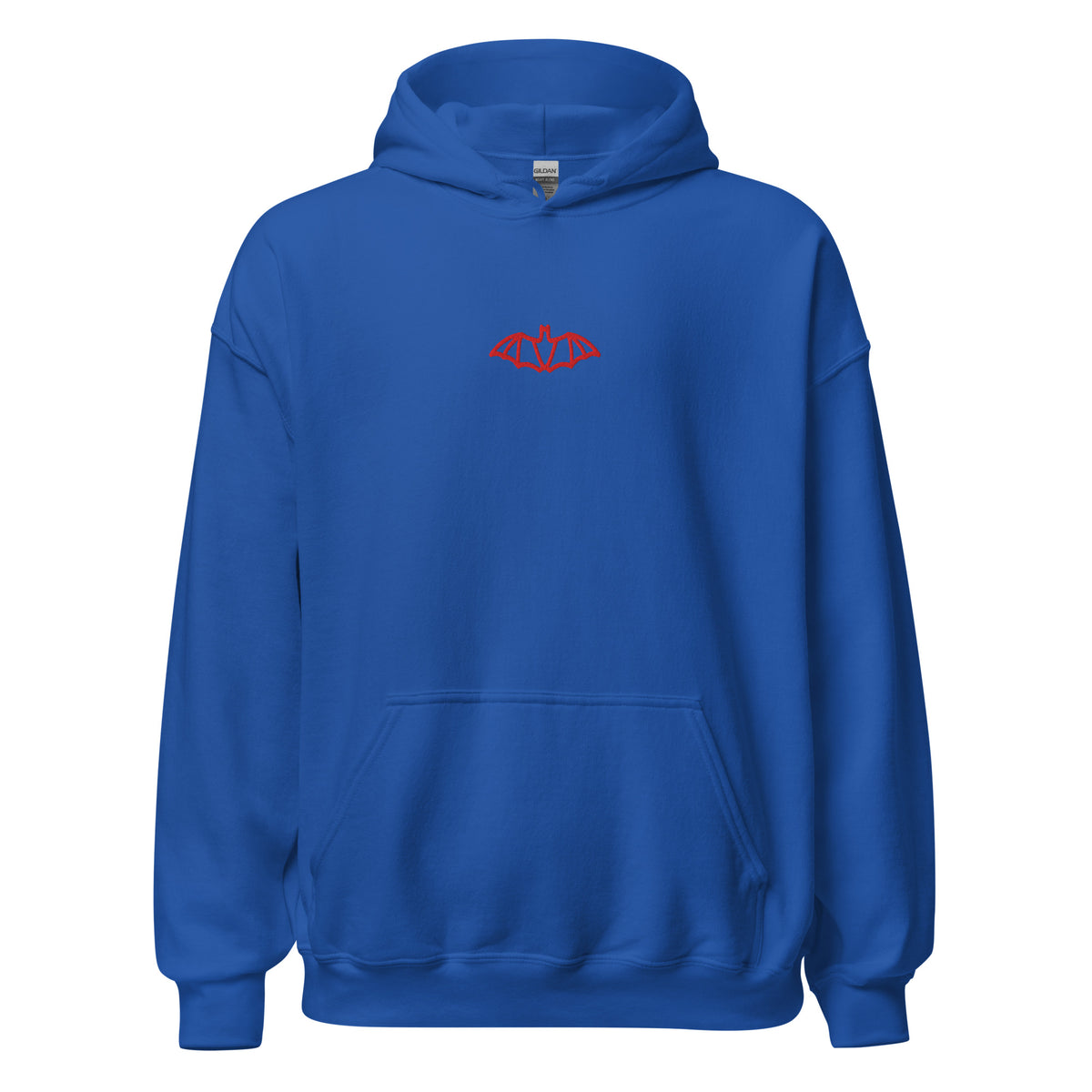 Sweat à capuche « I don't bite » Muta coloris Royal, vue de face