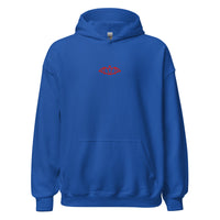 Sweat à capuche « I don't bite » Muta coloris Royal, vue de face
