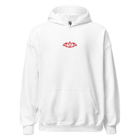 Sweat à capuche « I don't bite » Muta coloris White, vue de face